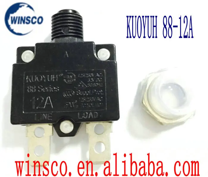 

12A Waterproof cap 100% NEW KUOYUH CIRCUIT BREAKER 88 SERIES 12A