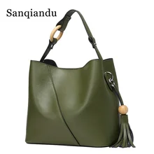 Зеленая сумка из натуральной кожи, женские сумки с кисточками, женские сумки на плечо/сумки-мессенджеры/сумки через плечо, винтажные сумки ручной работы для женщин