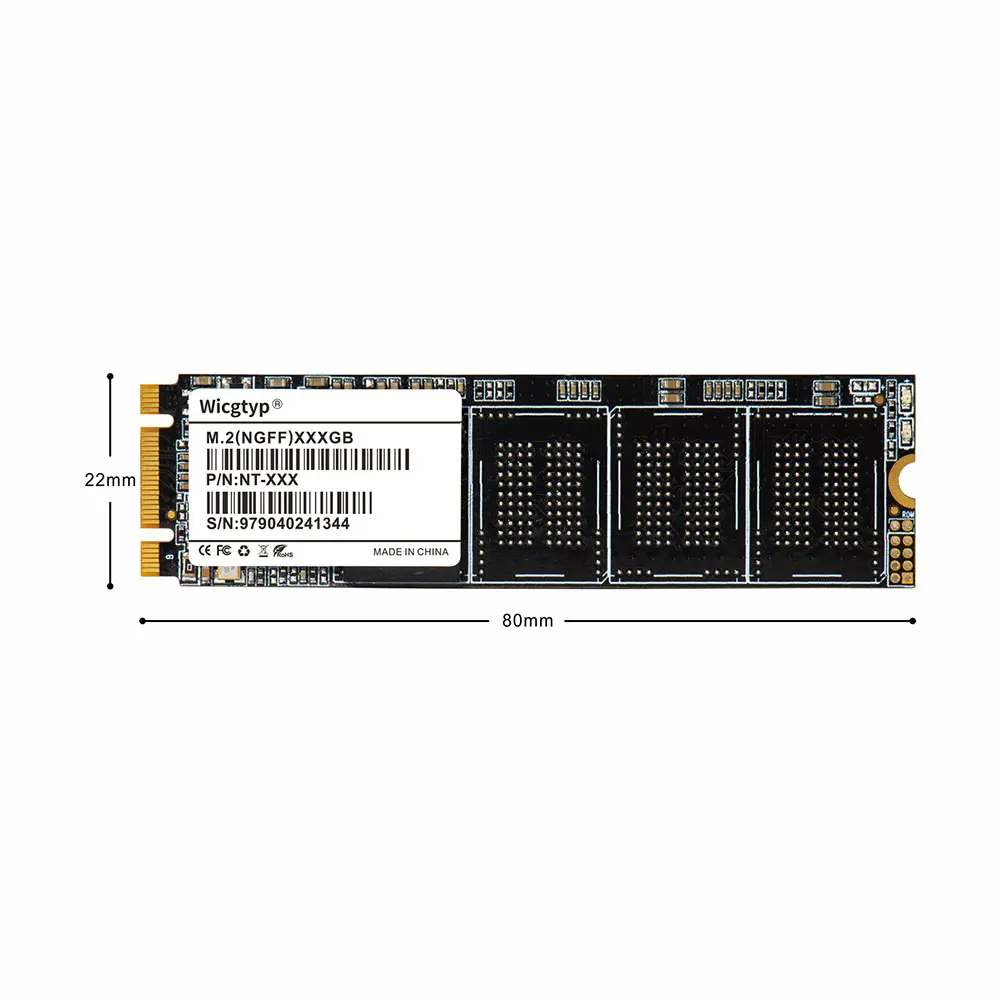  Wicgtyp 80*22mm slim NGFF M.2 SATA hd ssd 256GB Solid State Drive for Thinkpad For IMB For SONY For