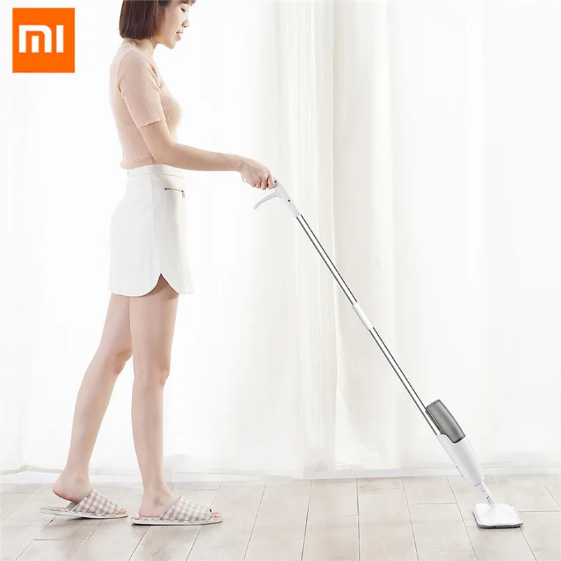 30% Xiaomi Deerma распыления воды уборочная машина пол очиститель углерода волокно пыли кисточки 360 Вращающийся стволовых 350 мл