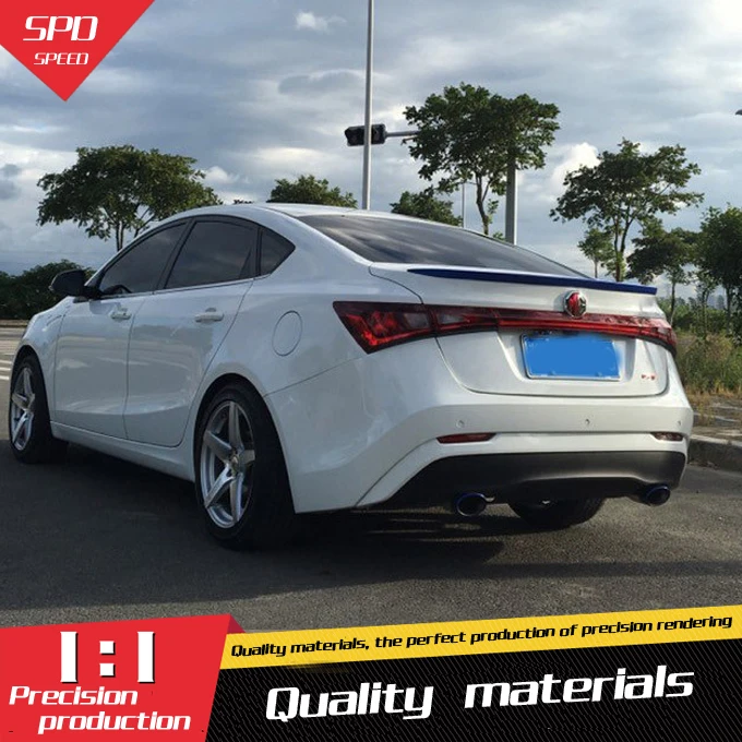 For MG 6 GT Spoiler High Quality ABS Material Car Rear Wing Primer