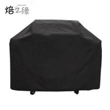 3 Sizes Black Waterproof Bbq Cover Outdoor Rain Barbecue Grill Protector For Gas Charcoal Electric Barbeque Grill