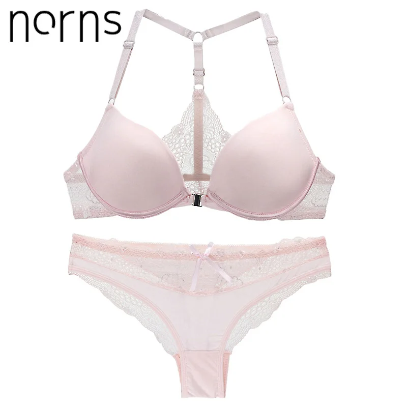Norns women lace lingerie set set plus size bra push up beautiful underwear Seamless female bras intimate sexy lingerie set