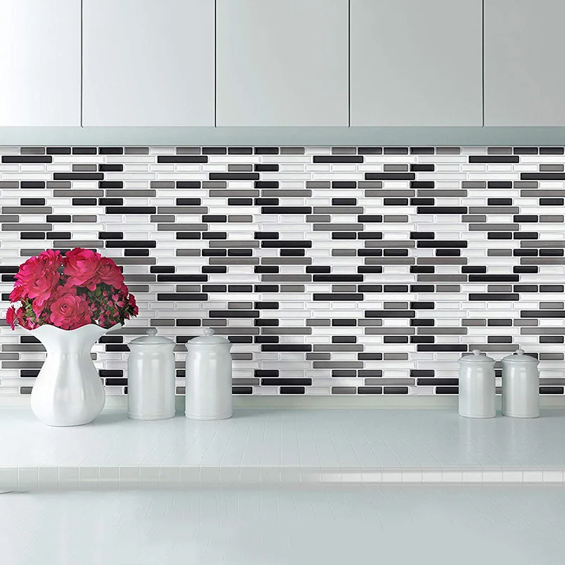 Mosaic Tile Wall Sticker Self-adhesive Decal Home Kitchen Bathroom Mural DIY Kitchen Bathroom Home Wall Decal Sticker Vinyl 3D Mosaic Tile Wall Sticker Self-adhesive Decal Home Kitchen Bathroom Mural DIY Kitchen Bathroom Home Wall Decal Sticker Vinyl 3D