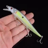 1 pièces Isca 11.5 cm 13.7g leurre de pêche méné appât dur avec trois hameçons de pêche attirail de pêche Wobbler 3D yeux manivelle appât ► Photo 2/6