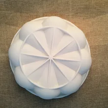 Горячая 8 лепестков круговой Белый силиконовый коврик для мыши торт шоколадные формы инструменты для украшения выпечки антипригарные Кондитерские аксессуары