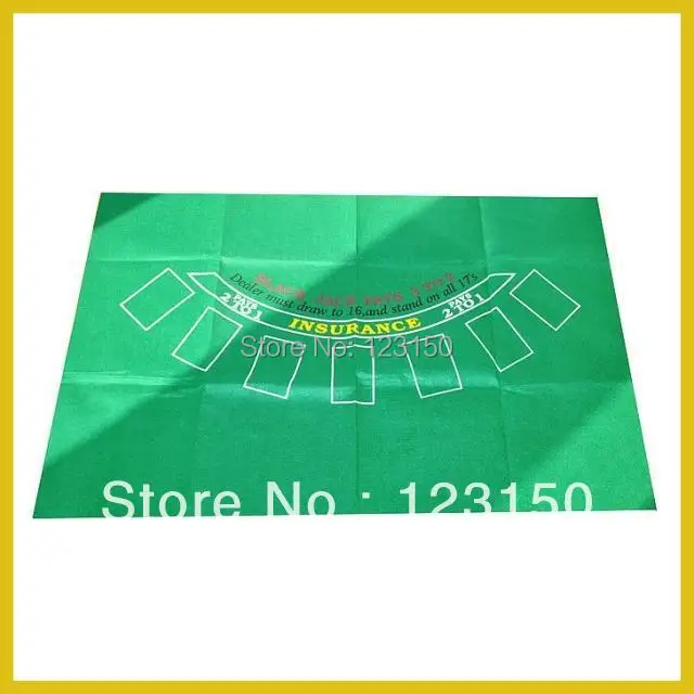 

ZB-009-2 Non-woven fabric Texas Holdem Table Cloth for Blackjack 60x90cm