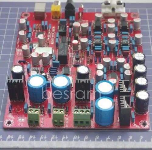 

DAC WM8741+ WM8805+PCM2706+AD827+NE5534 USB Decoder Board