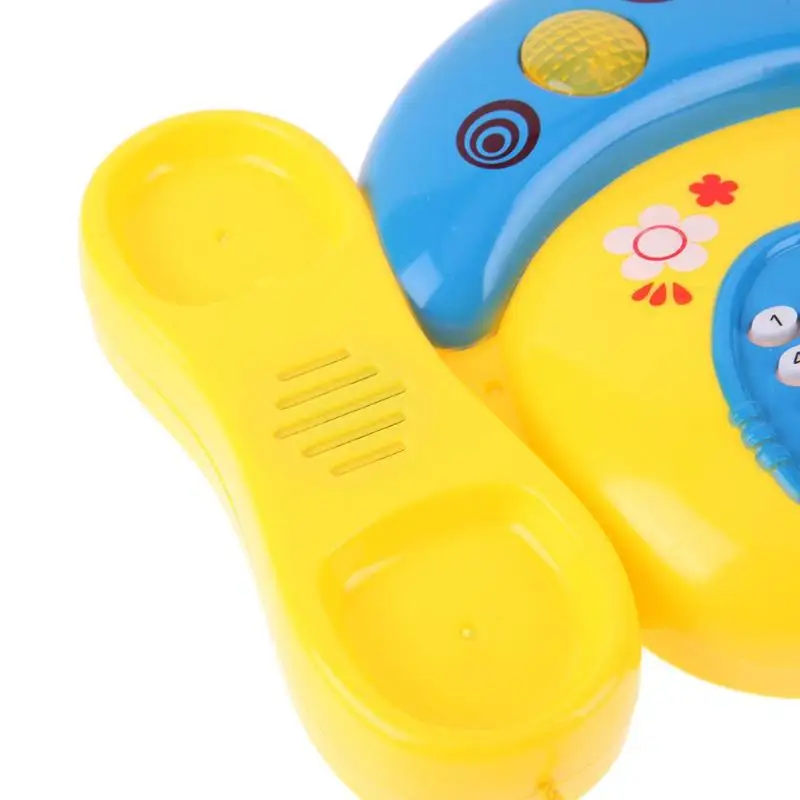 Электронный игрушечный телефон детские развивающие Обучающие игрушки гриб пластиковый телефон игрушка Дети Раннее образование подарок с музыкой светильник