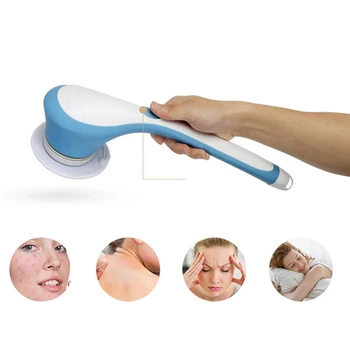 

Electric Shower Massage Cleaning Bath Brush Waterproof with Soft Silicone Exfoliating Head Bathing Tools for Body Skin Cleansi