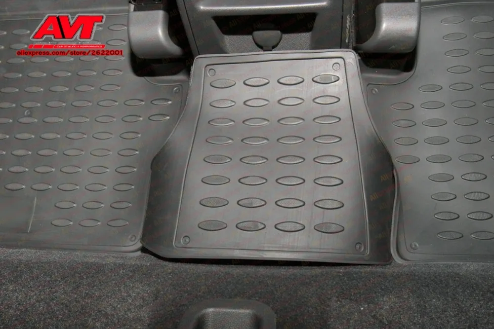 Floor mats for Opel Zafira, 2005- 4 pcs rubber rugs non slip rubber interior car styling accessories