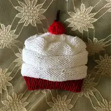 Шляпа-торт nwborn,, милые детские шапки и кепки в форме сердца, детские вязаные шапки ручной работы для мальчиков и девочек