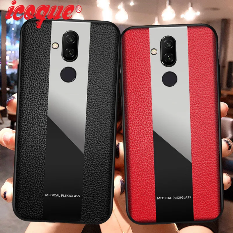 Чехол для Huawei P30 Lite P20 Pro Mate 20 X P10 Plus кожаный силиконовый чехол телефона Honor V30 8X v20 10