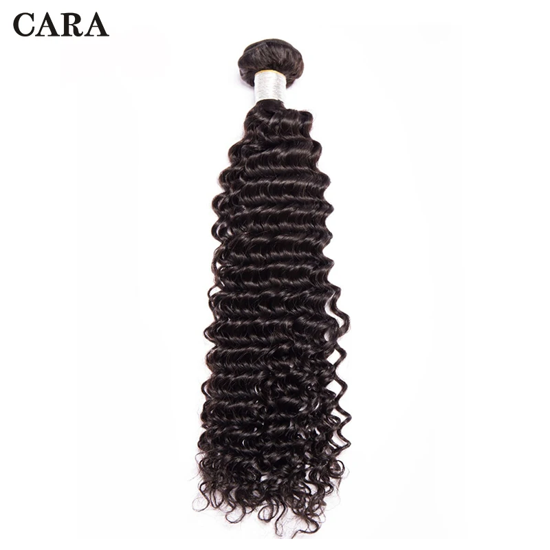 

Deep Wave Bundles Brazilian Virgin Hair Weave Bundles 100% Human Hair Bundles Unprocessed Hair Extension 1/3 Bundles CARA