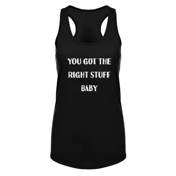 

Womens You got the Right STuff Baby Fitness Workout Racerback Tank Tops