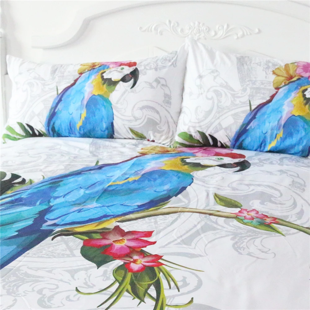 На заказ Macaw Art Набор пододеяльников для пуховых одеял из 3 предметов с