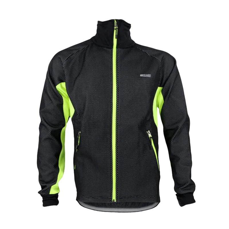 

Top Quality Thermal Cycling Jacket Winter Warm Up Bicycle Clothing Windproof Waterproof Soft Shell Coat MTB Cycling Jersey