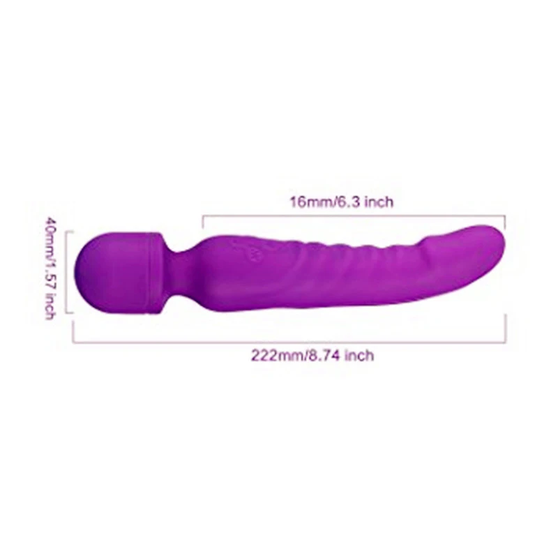 AV палочка массаж Подогрев вибратор двойное применение G Spot Стимулятор клитора