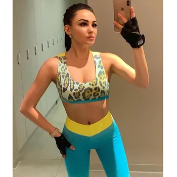 

2019 Women Yoga Sets Vest Fitness Suit GYM Wear Workout Clothing Running Slim Leggings Pilate Sport Wear Sport Suits Yoga Pant