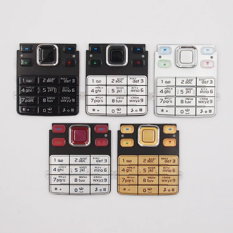 

BaanSam New Russian Keyboard Buttons For Nokia 6300 Replacement Parts