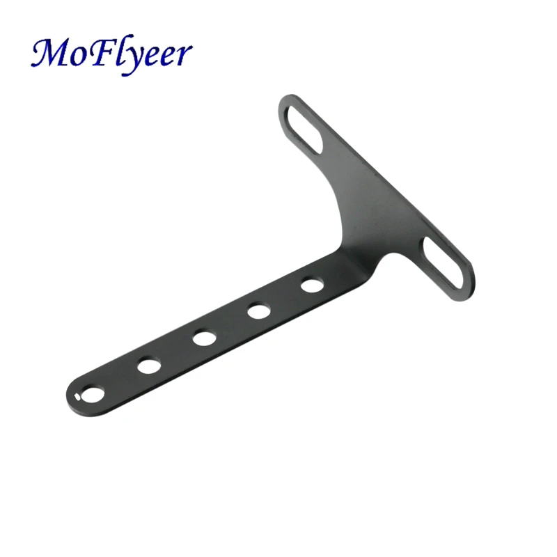 

MoFlyeer Motorcycle Black Headlight Bracket Adjustable Holder For Sportster Dyna