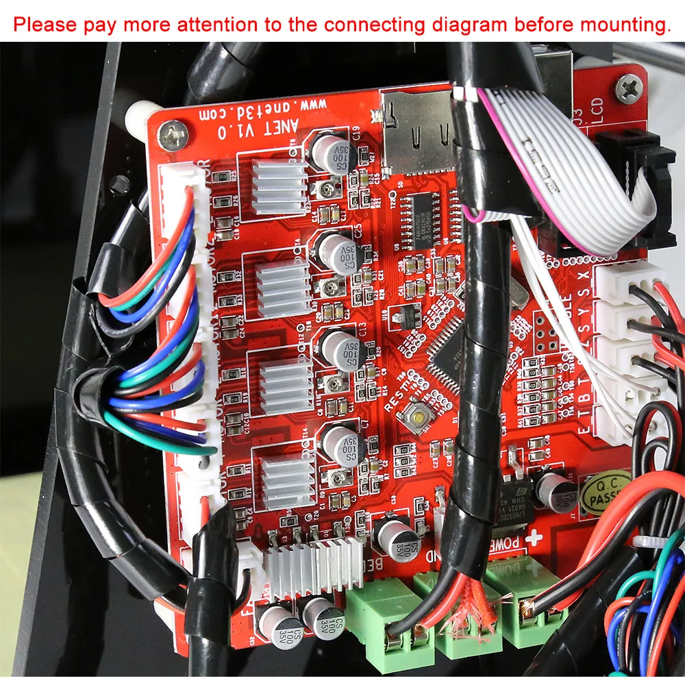 Anet-A1284-Base-Control-Board-Mother-Board-Mainboard-For1-Anet-A2-A6-A8-DIY-Self-Assembly