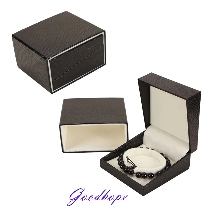 Classic Leatherette Jewelry Gift Box Range Charm Bracelet Bangle Watch