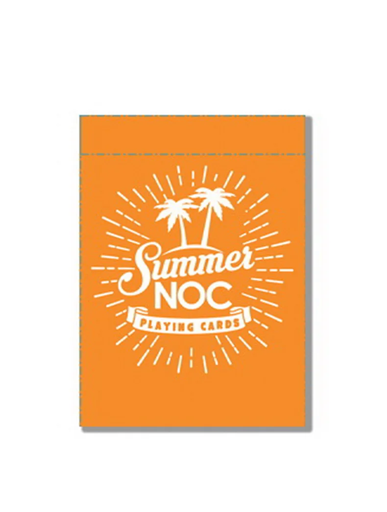 1 шт. NOC Лето V2 оранжевый или небесно-голубой цвет игральные карты покер размер колода USPCC на заказ Ограниченная серия магический реквизит магические трюки
