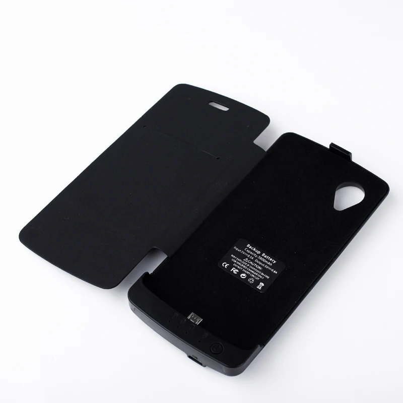 5 шт. в партии 3800 мАч внешняя кобура резервная батарея для Google Nexus power Bank флип чехол