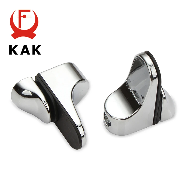 KAK Zinc Alloy Adjustable Glass Clamps Glass Plated Brackets Chrome Alloy Shelf Holder Support Clamp for Shelves glass shelf clamp holder glass fasteners