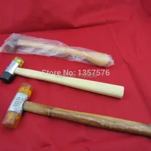 Золотой, серебряный молоток с деревянной ручкой, светильник, резиновый молоток, цвет, рандомизирование, инструмент для золотого Смита