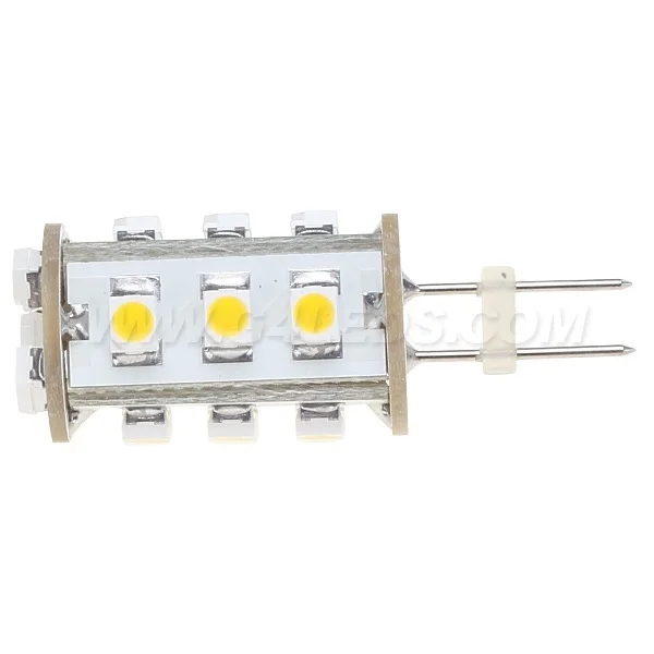 5 шт./лот G6.35 GY6.35 Светодиодная лампа кукуруза с регулируемой яркостью 12VDC 15