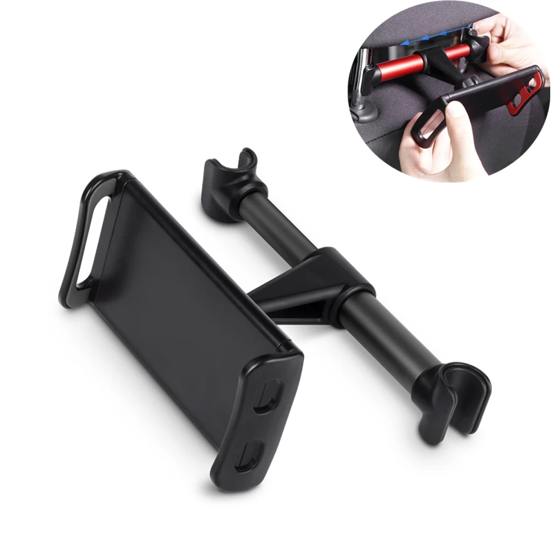 

Car Back Seat Phone Tablet Holder Universal 4-11" Tablet Stand Bracket Mount for iPad 9.7 Air 2/1 Pro Phone Stand for iPhone X 8