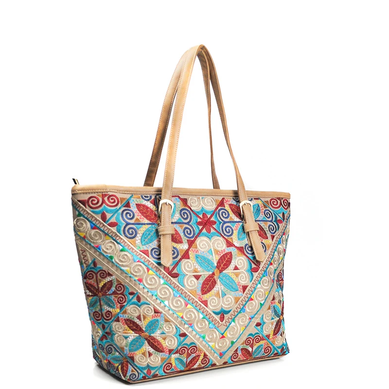 LilyHood الإناث كبير حمل أكياس بو الجلود إيبيزا بوهو القبلية نمط كبيرة بين عشية وضحاها أعلى-مقبض الكتف حقيبة دروبشيبينغ