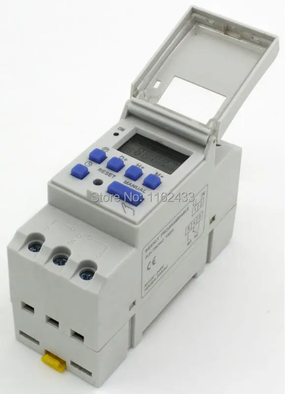 Цифровой таймер THC15A AC 220V 16A программируемый электронный на неделю|timer digital|timer