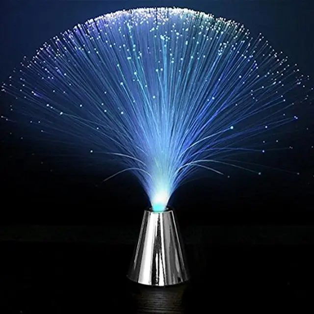 Colorful Led Color Changing Fiber Optic Light Battery Operated Colorful Led Color Changing Fiber Optic Light Battery Operated Lamp For Wedding Party Holiday Home Decoration