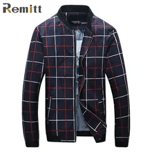 Männer Kleidung Mode Bomberjacke 2017 Mode Große Größe 8XL 7XL 6XL 5XL 4XL Englisch Stil Winddicht Bombe Plaid Mantel Für Mann