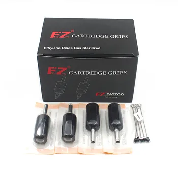 

25mm EZ Disposable Tattoo Cartridge Grip Tubes Black with 5 Needle Bars Fit Standard Coil/Rotary Tattoo Machine 20PCS/Box
