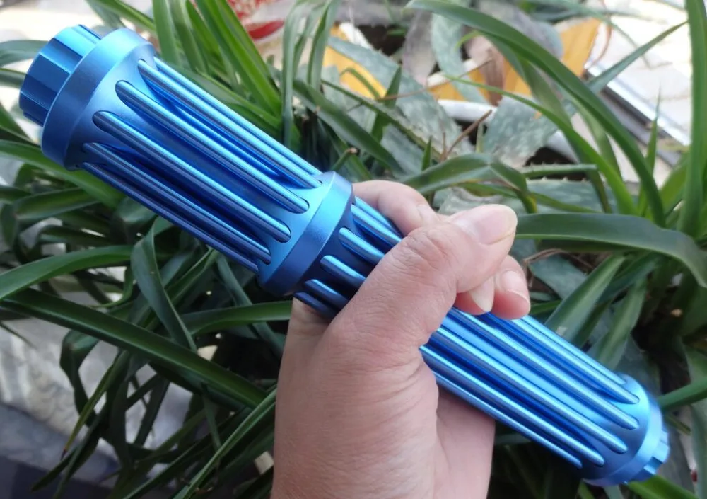 

High Power Military 100W 1000000m 450nm Flashlight Powerful Adjustable Blue Laser Pointer Lazer Torch Burn match lit cigarette