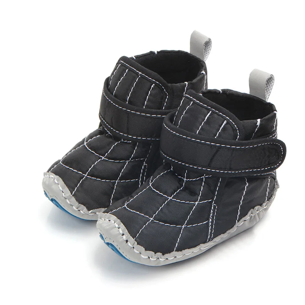 

MUQGEW Baby Boys Girls Shoes Solid Soft Warm Crib Anti-slip Winter Shoes 2018 Fashion Brand Infant Kids First Walking Shoes #30