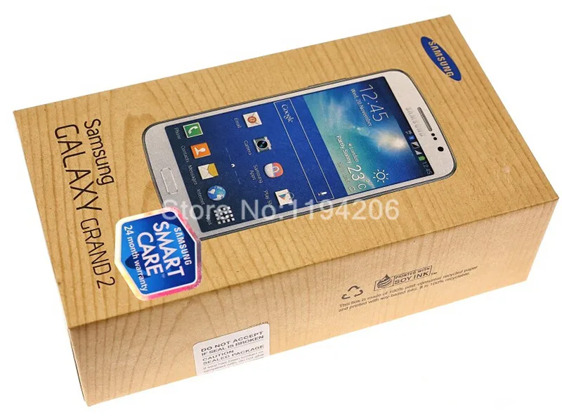 Оригинальный разблокированный Samsung G7102 Grand 2 четырехъядерный 5 25 дюймов 8 Гб ROM 1 RAM 8MP
