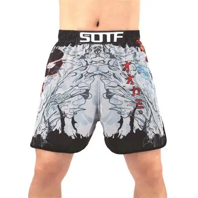 Мужские и женские шорты SOTF mma Venomous Стрейчевые из змеиной ткани с геометрическим