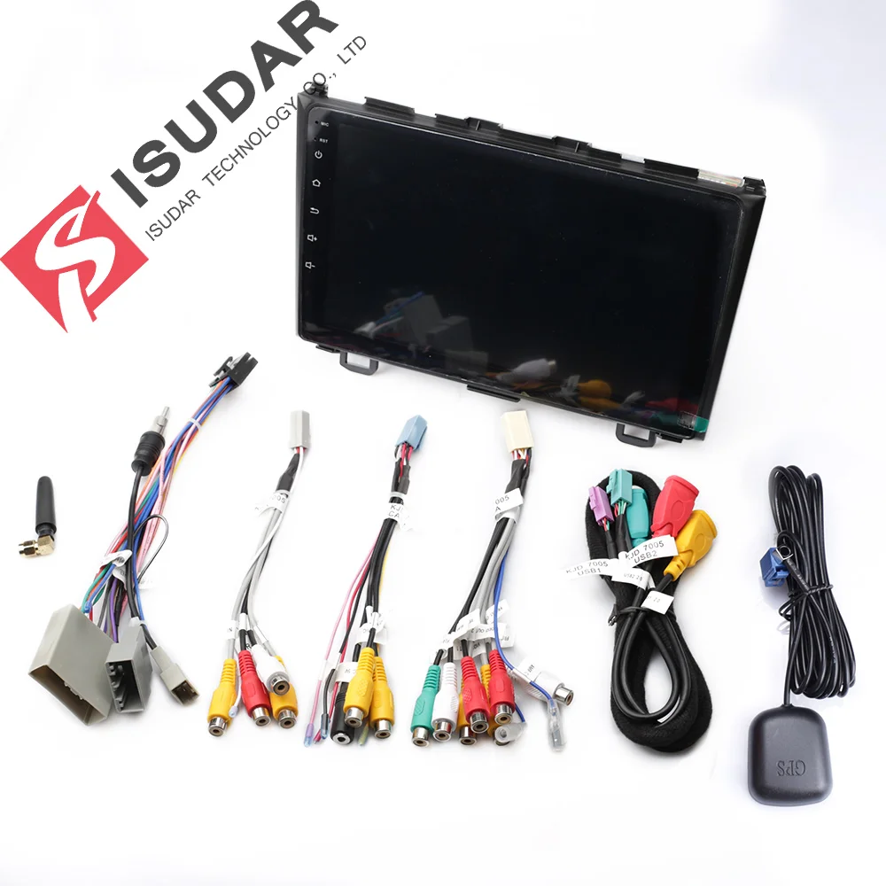 Discount Isudar 1 Din Android 9 Auto Radio For Honda/CR-V/CRV 2006-2011 Car Multimedia Player Octa Core RAM 4G ROM 64G GPS Camera DVR DSP 5