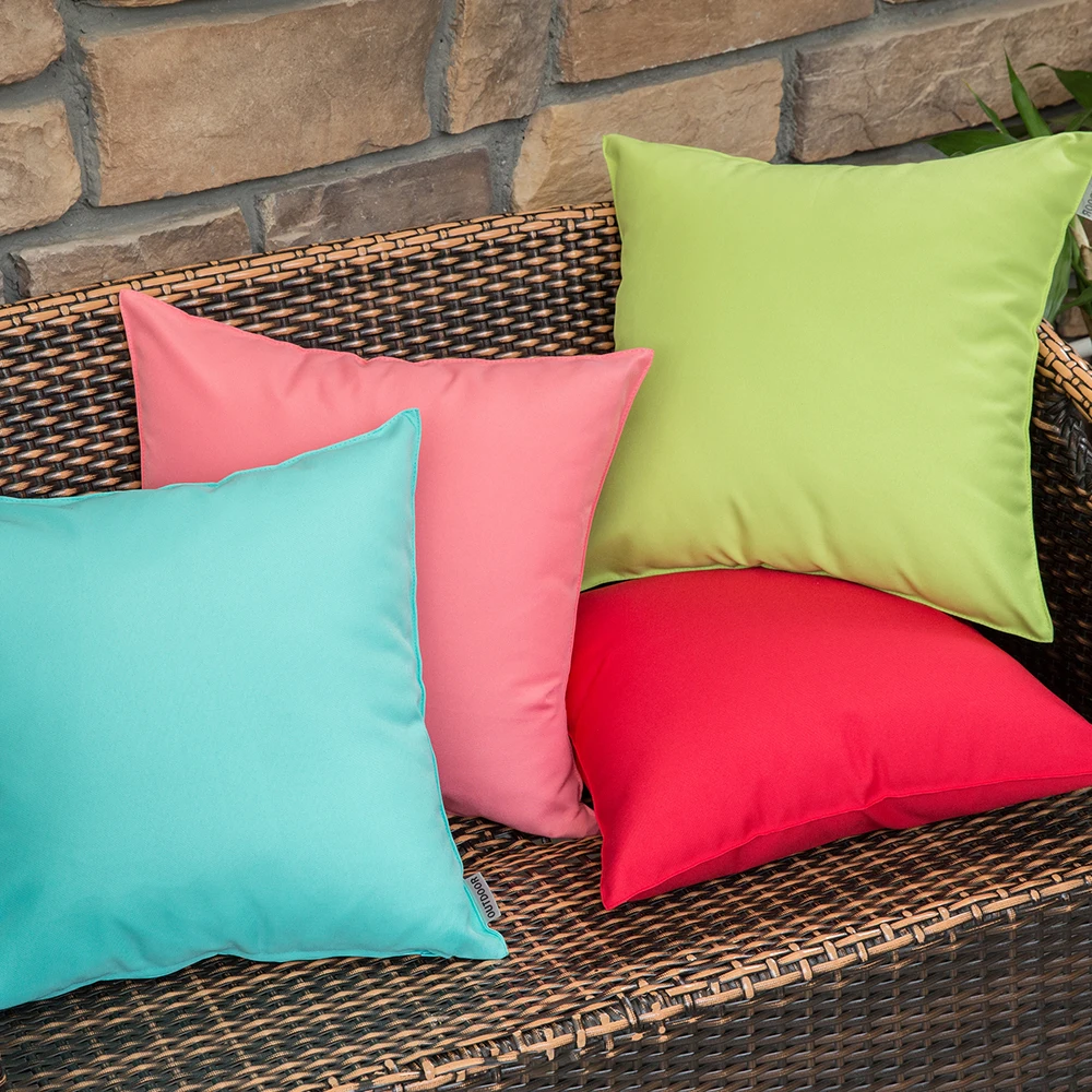 1 PC Decorative Outdoor Waterproof Pillow Cover Square Garden Cushion