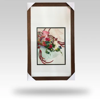 

Handmade 100% Mulberry Silk Thread Finished Su Embroidery ,Home Decor Painting not include frame ,lucky bag 30*40cm