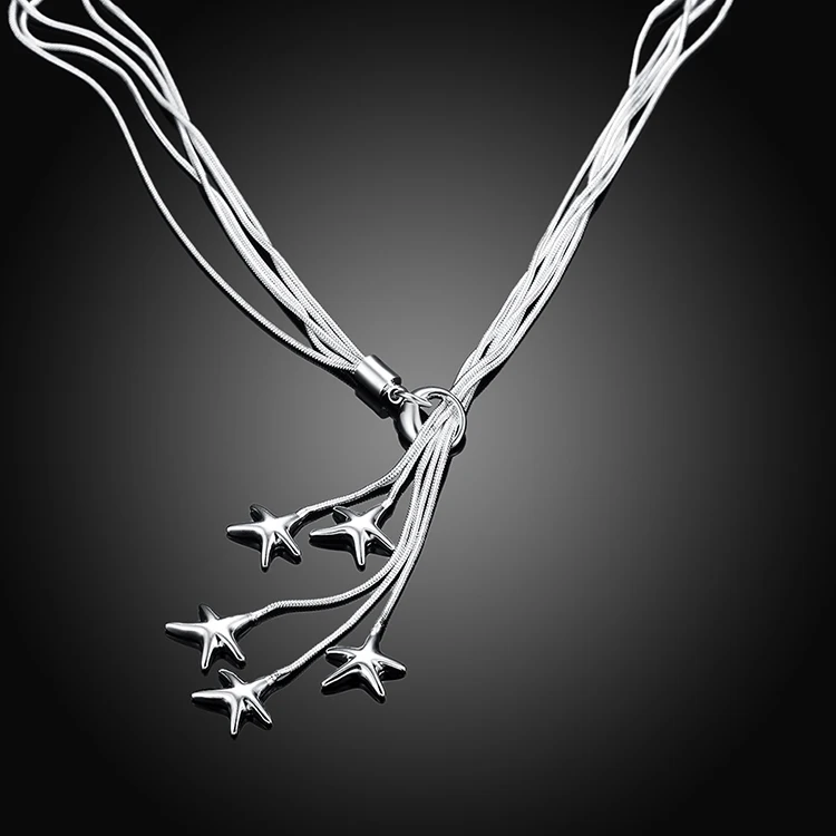 M007 Fashion Metal Necklace Baby Teetining Necklace