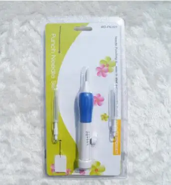 

Embroidery Sewing Stitching Punch Needle Punching Set Tool Kit For Plastic DIY Crafts Magic Embroidery Pen Set