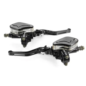 

Motorcycle Hydraulic 7/8" Black Handlebar Brake Clutch Master Cylinder Levers For honda dio shadow yamaha mt03