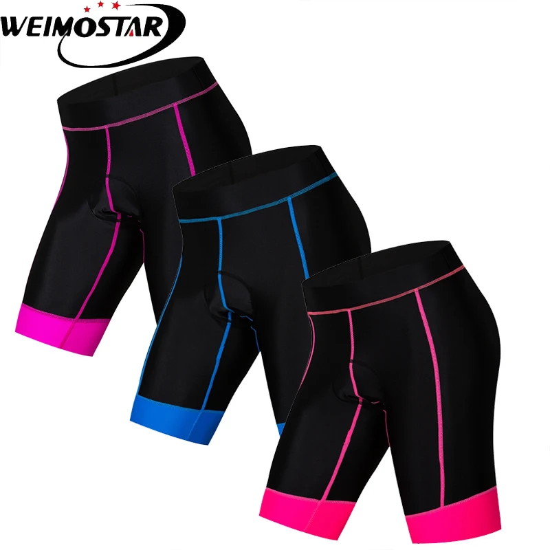 Weimostar Womens Bike Bicycle Shorts 3D Padded Tight Riding Shorts