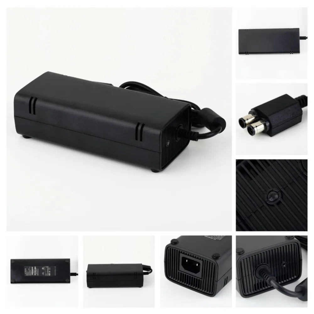 Черный 135 Вт 12 В адаптер переменного тока Шнур питания Зарядка Зарядное устройство Кабель питания для microsoft для Xbox 360 Slim